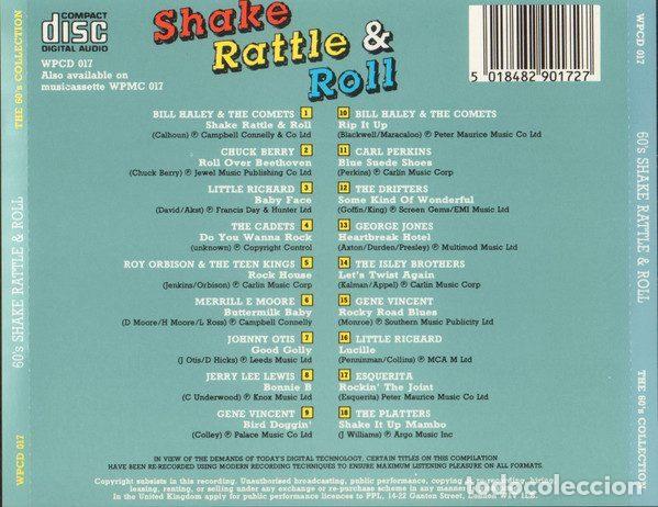 CDs de m&uacute;sica: Various &ndash; 60s Shake Rattle & Roll (CD, Wisepack WPCD 017) - Foto 2