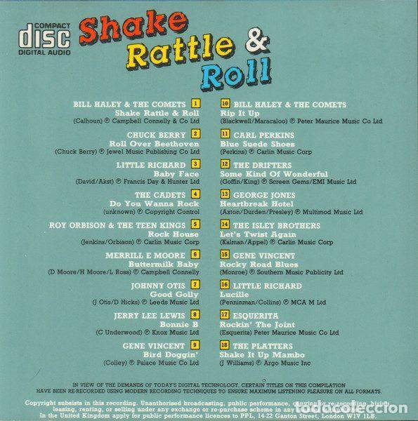 CDs de m&uacute;sica: Various &ndash; 60s Shake Rattle & Roll (CD, Wisepack WPCD 017) - Foto 5