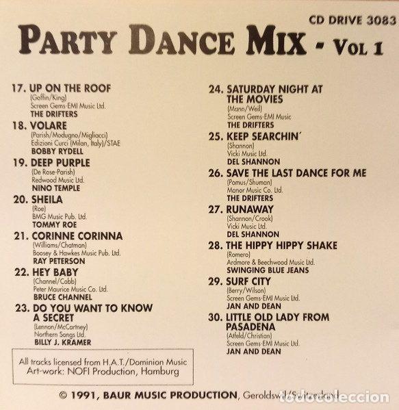 CDs de m&uacute;sica: Various &ndash; Party Dance Mix 1 (CD, Drive CD 3083) - Foto 5