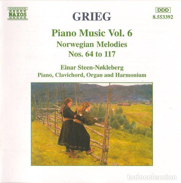 CD de M&uacute;sica: Grieg, Einar Steen-N&oslash;kleberg &ndash; Piano Music Vol. 6 (CD, Naxos 8.553392)