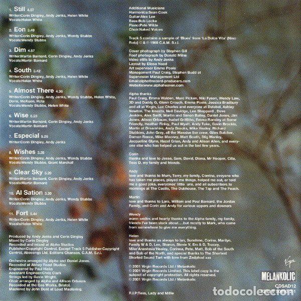 CDs de m&uacute;sica: Alpha &ndash; The Impossible Thrill (CD, Melankolic CDSAD12) - Foto 4