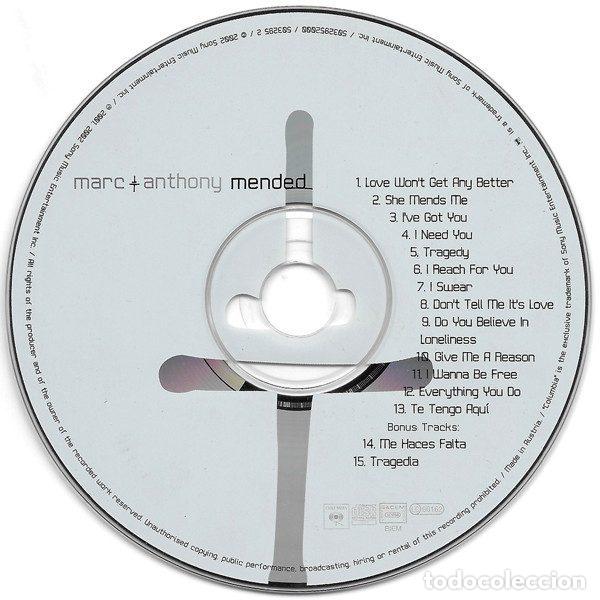 CDs de m&uacute;sica: Marc Anthony &ndash; Mended (CD, Columbia 2 503295) - Foto 4