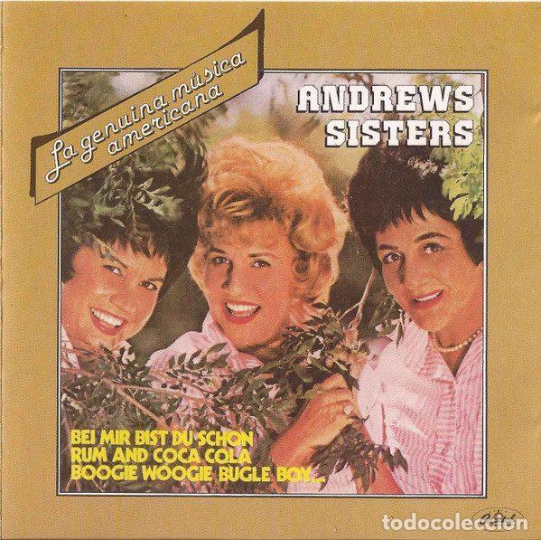 CD de M&uacute;sica: The Andrews Sisters &ndash; La Genuina M&uacute;sica Americana (CD, Capitol Records Salvat-08)