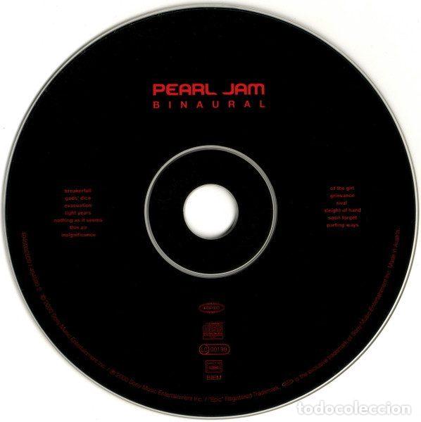 CDs de m&uacute;sica: Pearl Jam &ndash; Binaural (CD, Epic 494590 2) - Foto 3