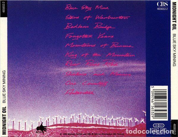 CDs de m&uacute;sica: Midnight Oil &ndash; Blue Sky Mining (CD, CBS 465653 2) - Foto 2