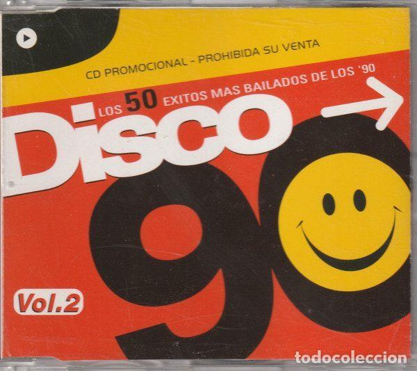 CD di Musica: Various &ndash; Disco 90 Vol.2 (Los 50 Exitos Mas Bailados De Los '90) (CD, Vale Music VLDP731)