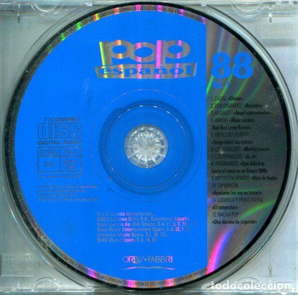 CDs de m&uacute;sica: Various &ndash; Pop Espa&ntilde;ol 88 (Vol.1) (CD, Orbis POP-19) - Foto 4