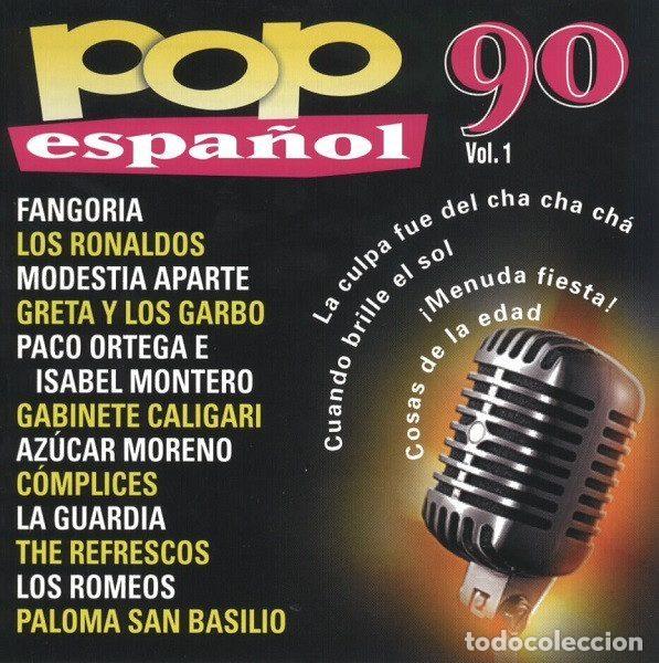 CD di Musica: Various &ndash; Pop Espa&ntilde;ol 90 (Vol.1) (CD, Orbis POP-07)