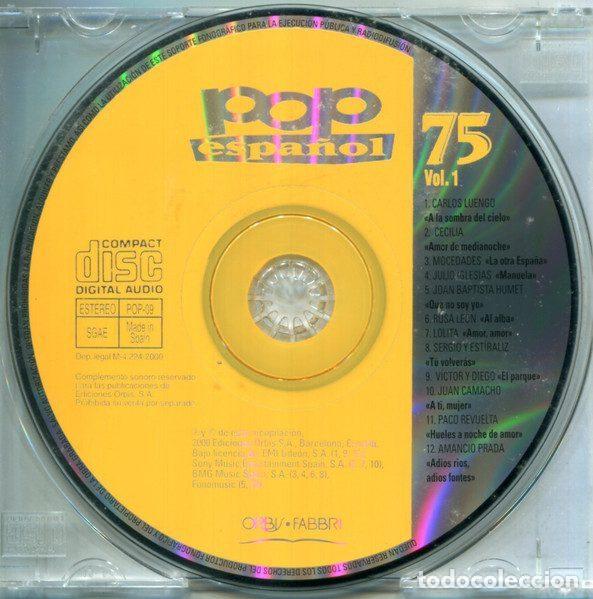 CDs de m&uacute;sica: Various &ndash; Pop Espa&ntilde;ol 75 (Vol.1) (CD, Orbis POP-09) - Foto 4