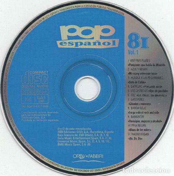 CDs de m&uacute;sica: Various &ndash; Pop Espa&ntilde;ol 81 (Vol.1) (CD, Orbis POP-01/1) - Foto 4
