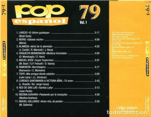 CDs de m&uacute;sica: Various &ndash; Pop Espa&ntilde;ol 79 (Vol.1) (CD, Orbis POP-02/2) - Foto 3