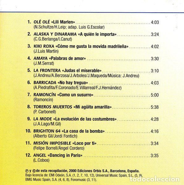 CDs de m&uacute;sica: Various &ndash; Pop Espa&ntilde;ol 86 (Vol.1) (CD, Orbis POP-06) - Foto 2