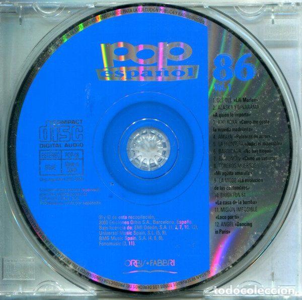 CDs de m&uacute;sica: Various &ndash; Pop Espa&ntilde;ol 86 (Vol.1) (CD, Orbis POP-06) - Foto 4