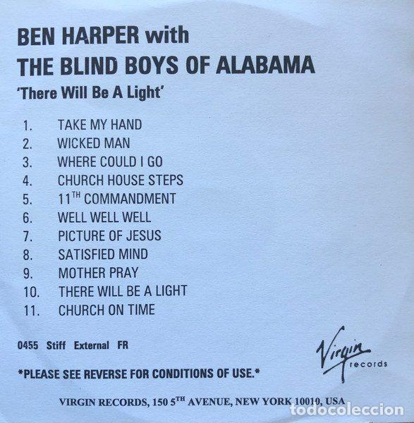 CDs de m&uacute;sica: Ben Harper & The Blind Boys Of Alabama &ndash; There Will Be A Light (CDr, Virgin none)