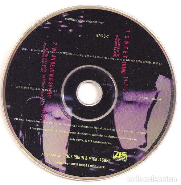 CDs de m&uacute;sica: Mick Jagger &ndash; Sweet Thing (CD, Atlantic 87410-2) - Foto 3