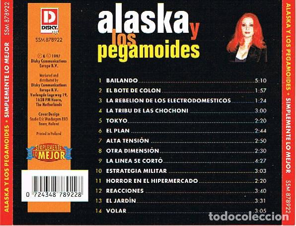 CDs de m&uacute;sica: Alaska y los pegamoides - Simplemente lo mejor - Foto 2