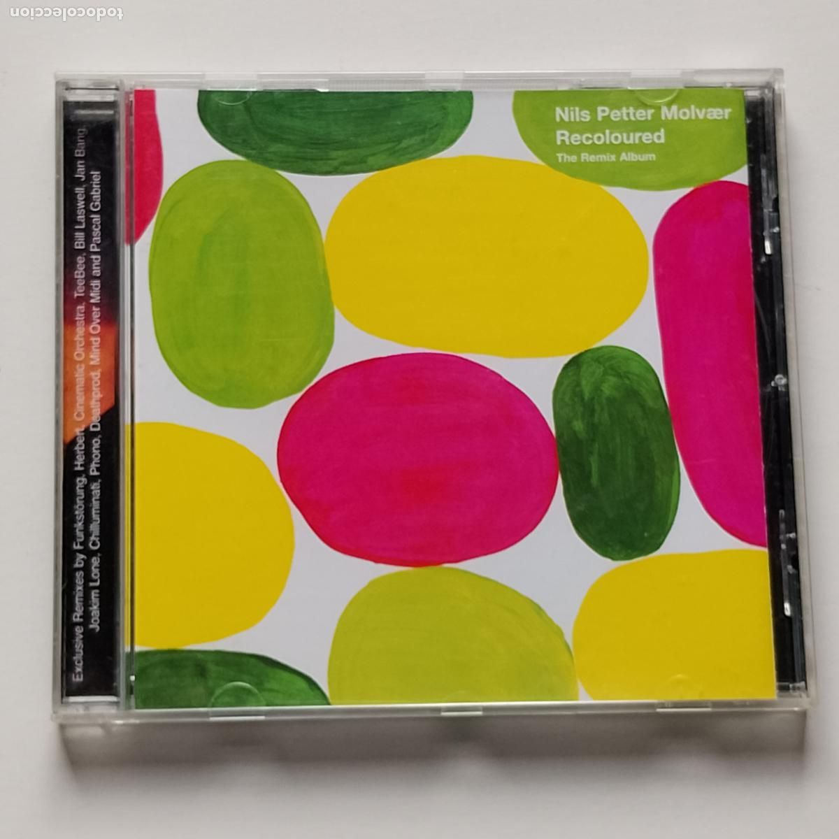 CDs de m&uacute;sica: Nils Petter Molv&aelig;r-Recoloured. Remix Album (CD EmArcy 2001) Jon Hassell, Marcus Miller, future Jazz.