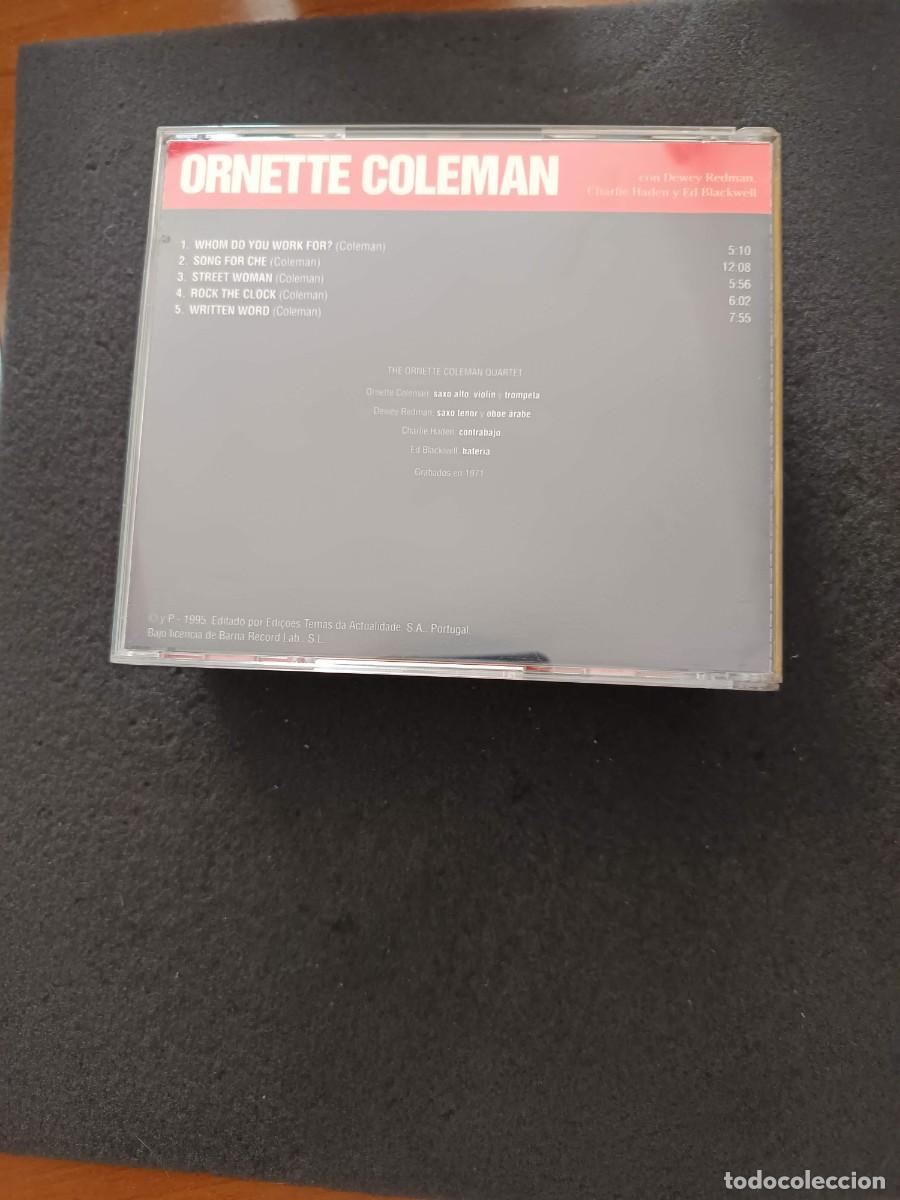 CDs de m&uacute;sica: ORNETTE COLEMAN. JAZZ & BLUES. - Foto 2