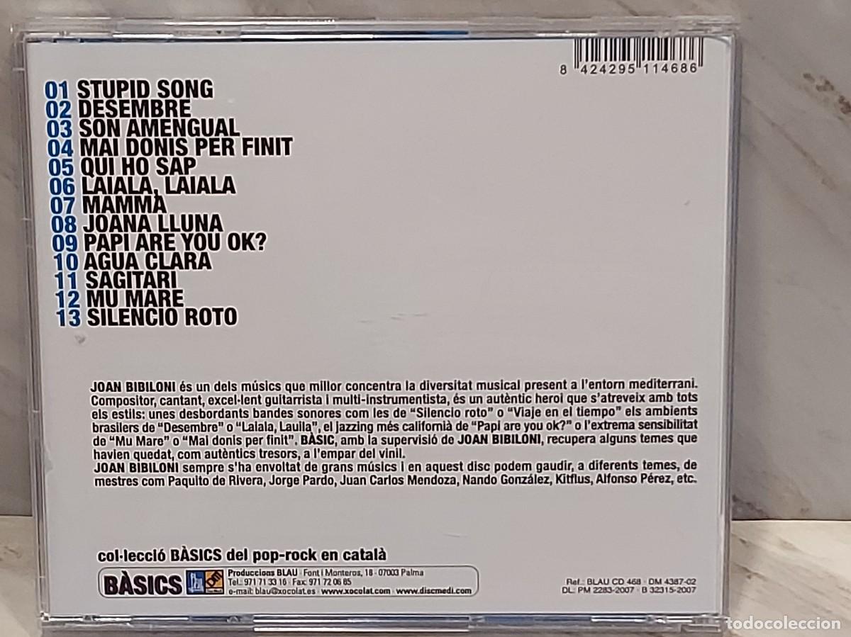CDs de m&uacute;sica: JOAN BIBILONI | B&Agrave;SIC | CD | COL&middot;LECCI&Oacute; B&Agrave;SICS DEL POP-ROCK EN CATAL&Agrave; | BLAU 2007 - Foto 3