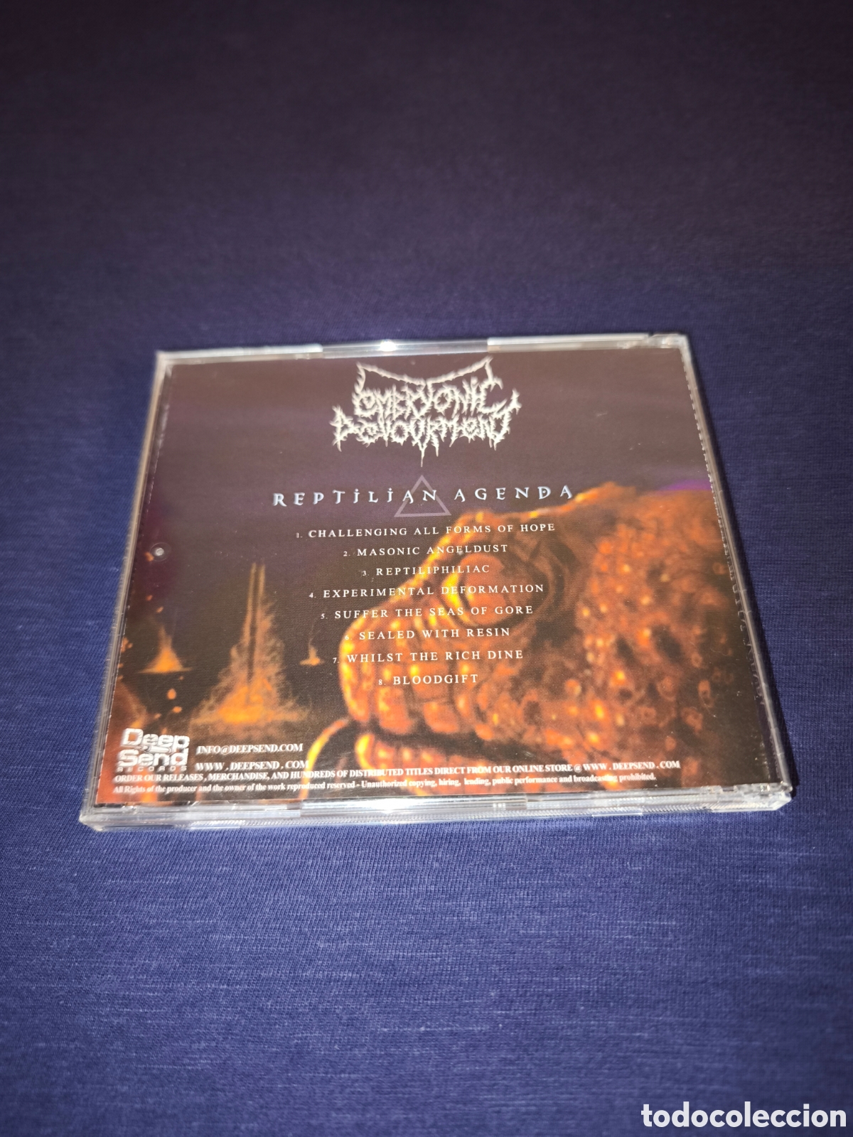 CDs de m&uacute;sica: Embryonic Devourment Reptilian Agenda - Foto 2