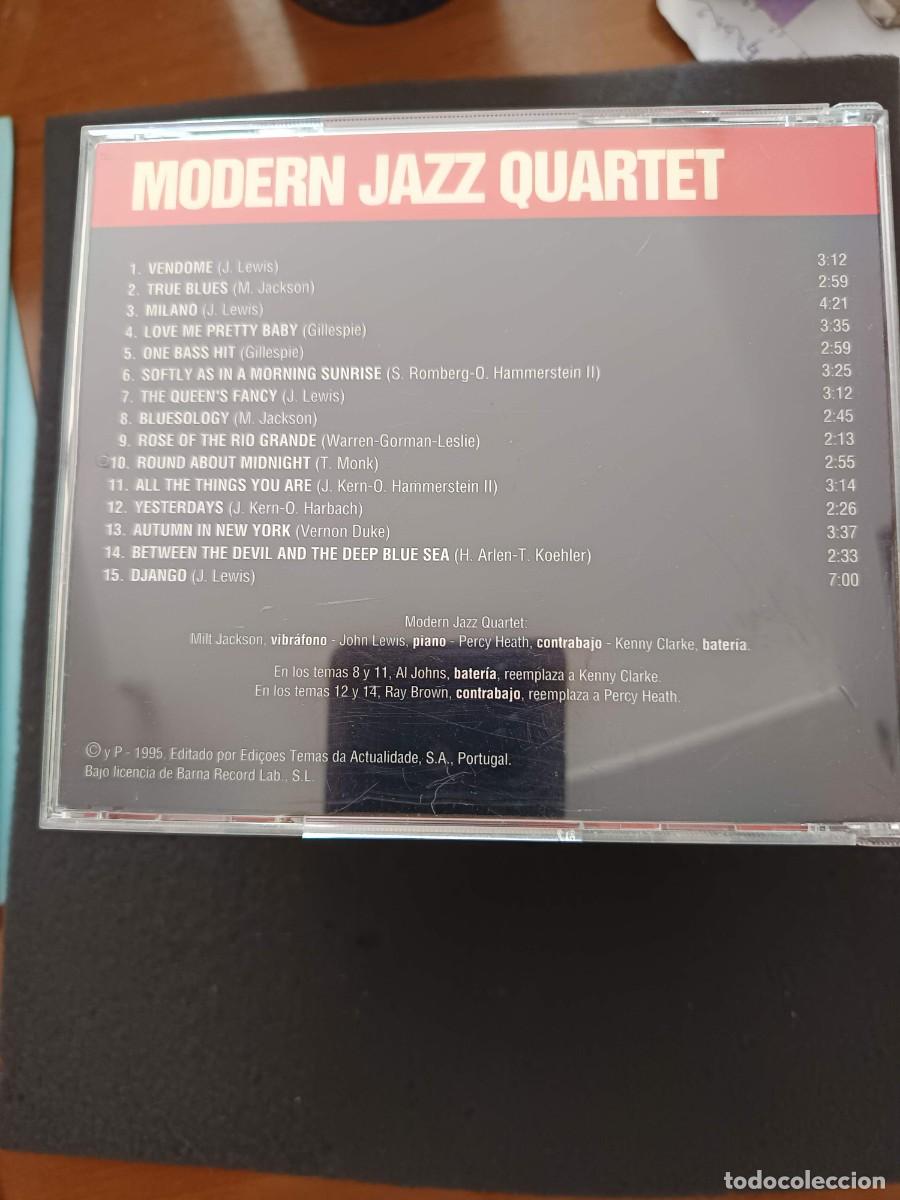 CDs de m&uacute;sica: MODERN JAZZ QUARTET. JAZZ & BLUES. - Foto 2