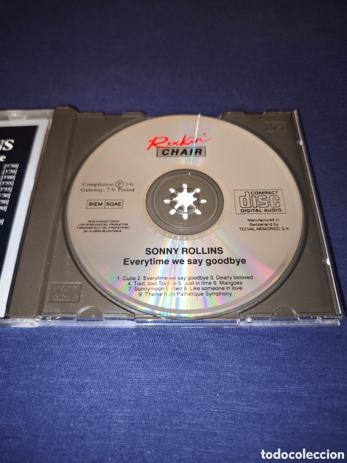 CDs de m&uacute;sica: Sonny Rollins Everytime we say goodbye - Foto 3
