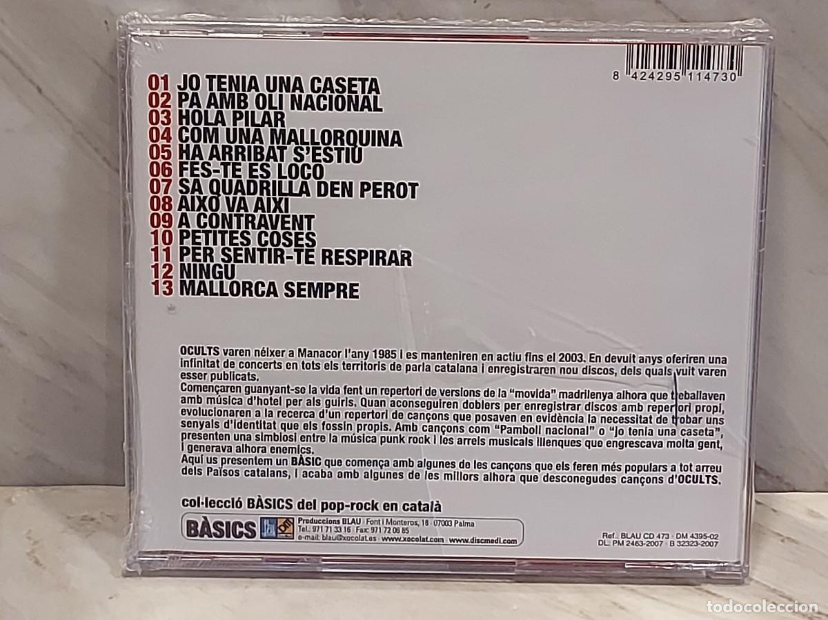 CDs de m&uacute;sica: OCULTS | B&Agrave;SIC | CD PRECINTADO | COL&middot;LECCI&Oacute; B&Agrave;SICS POP-ROCK EN CATAL&Agrave; | BLAU 2007 - Foto 2