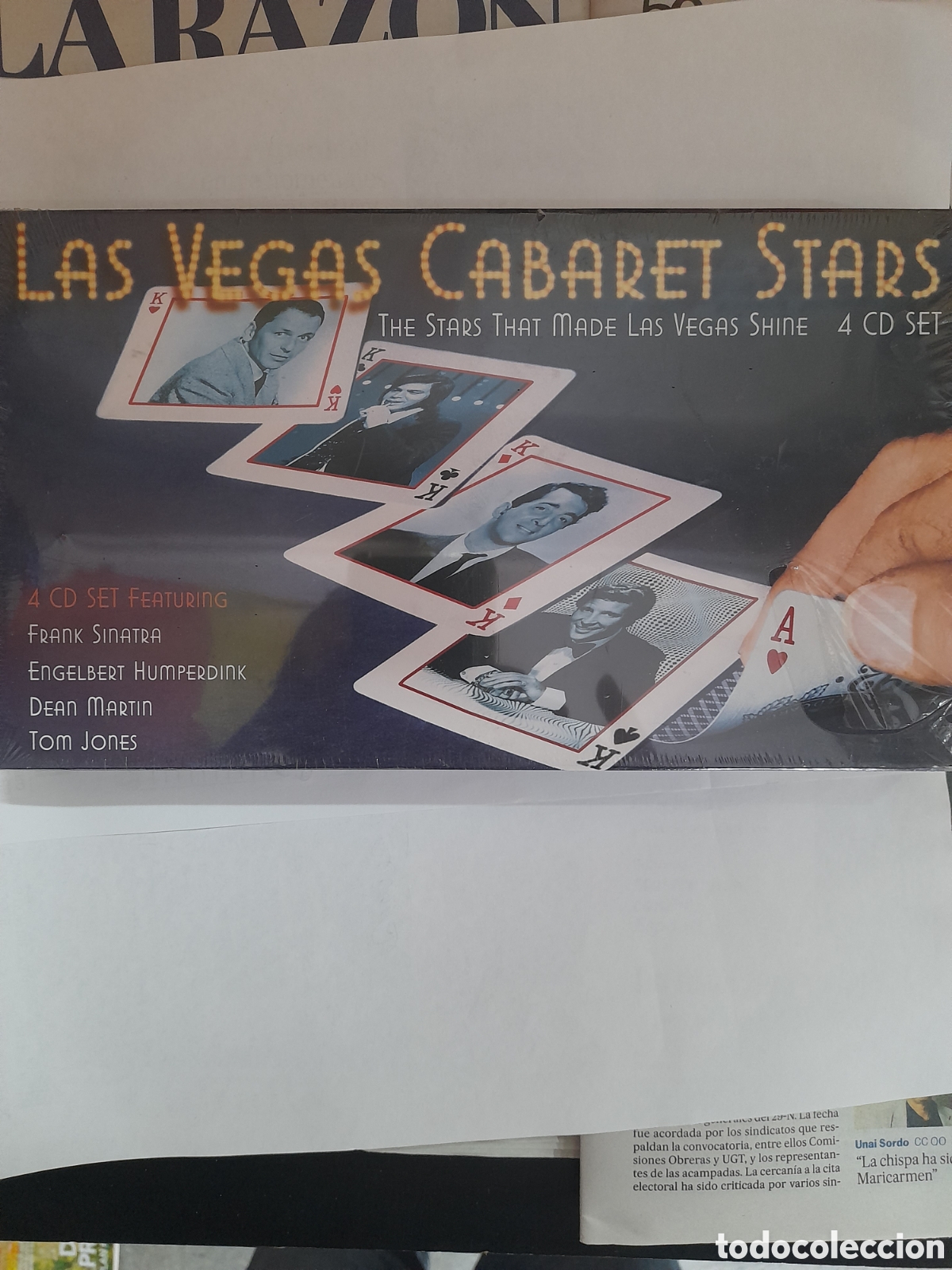 CDs de m&uacute;sica: Las Vegas Cabaret Stars. 4 CDs.