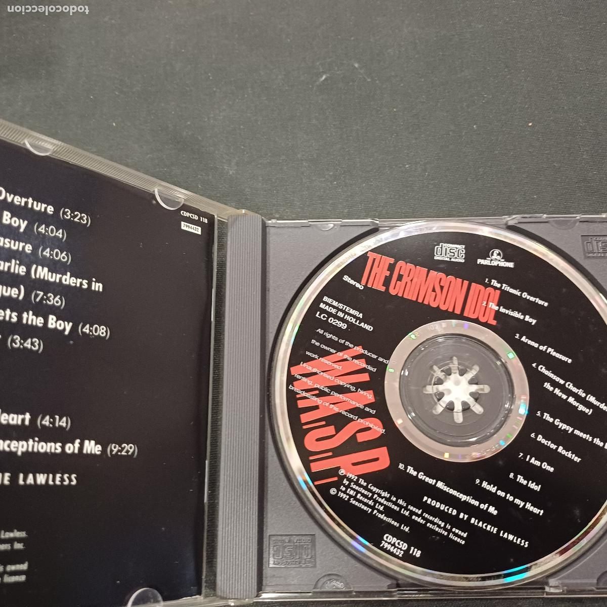 CDs de m&uacute;sica: WASP/THE CRIMSON IDOL/CD METAL. - Foto 2