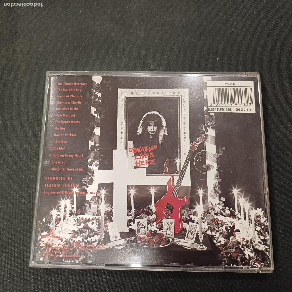 CDs de m&uacute;sica: WASP/THE CRIMSON IDOL/CD METAL. - Foto 3