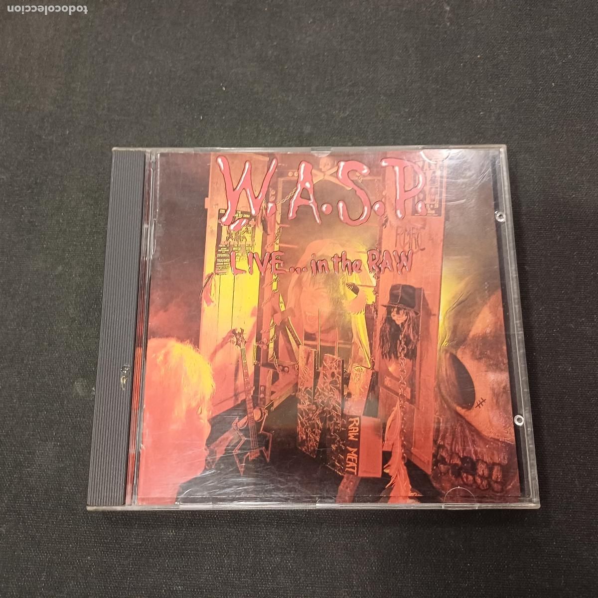 CDs de m&uacute;sica: WASP/LIVE....IN THE RAW/CD METAL.