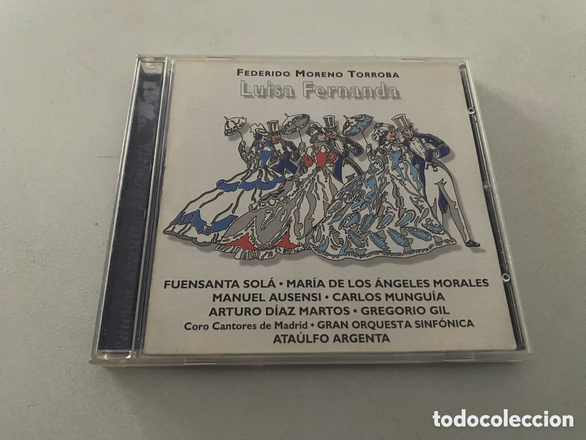 CDs de m&uacute;sica: Luisa Fernanda Federico Moreno Torroba Cd