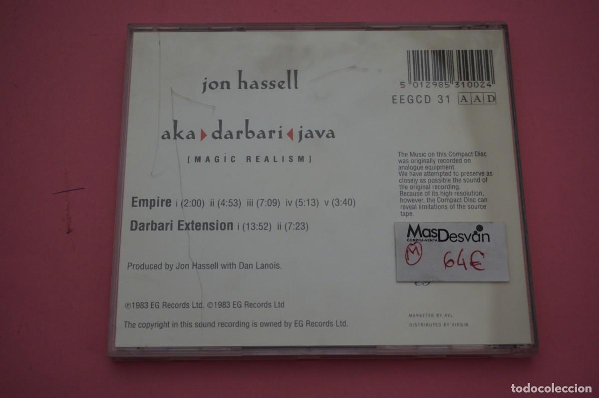 CDs de m&uacute;sica: CD - JON HASSELL - AKA DARBARI JAVA - MAGIC REALISM - DISCO COMO NUEVO - Foto 3