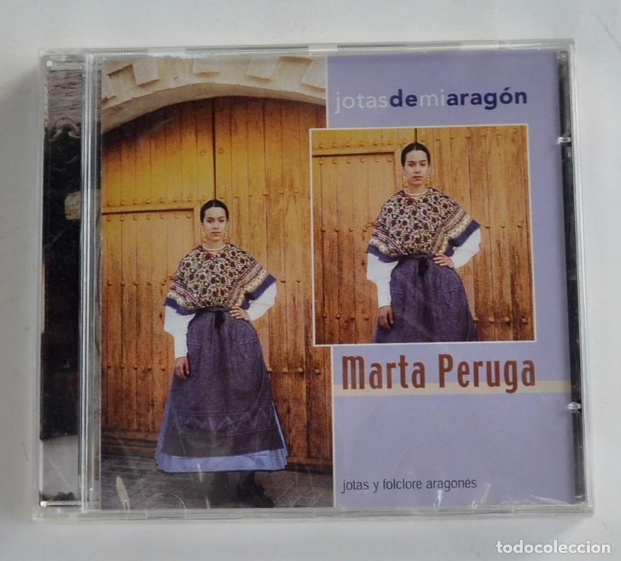 CDs de m&uacute;sica: Marta Peruga. &rdquo;Jotas de mi Arag&oacute;n&rdquo; -Jotas y Folklore Aragon&eacute;s-. 1 cd. Editado por Angel Discos. 2003