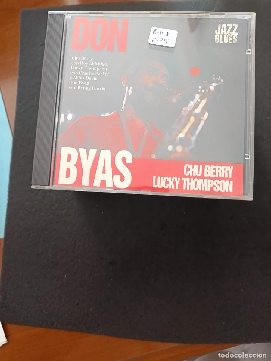 CDs de m&uacute;sica: DON BYAS / CHU BERRY / LUCKY THOMPSON. JAZZ & BLUES.