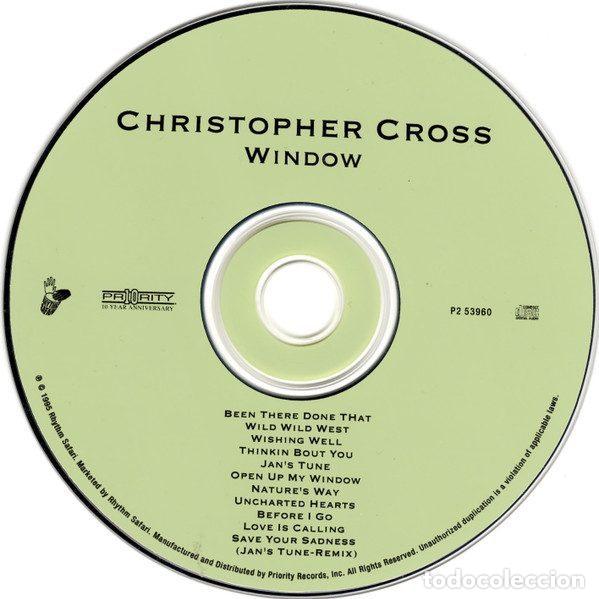 CDs de m&uacute;sica: Christopher Cross &ndash; Window (CD, Rhythm Safari P2 53960) - Foto 3