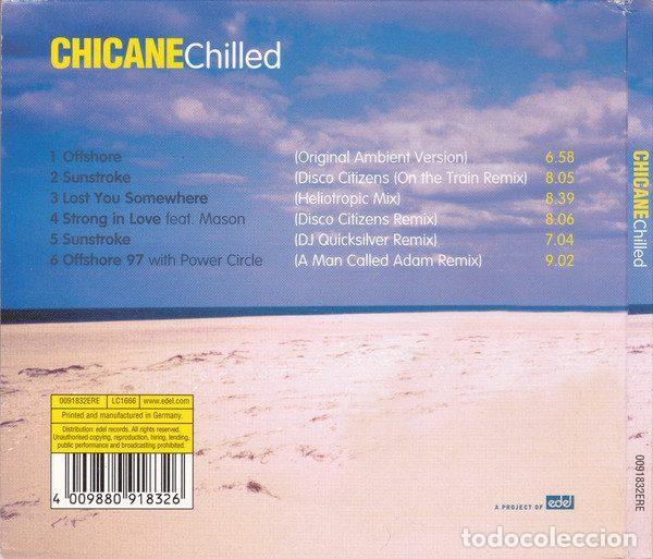 CDs de m&uacute;sica: Chicane &ndash; Chilled (CD, Edel Records 0091832ERE) - Foto 3