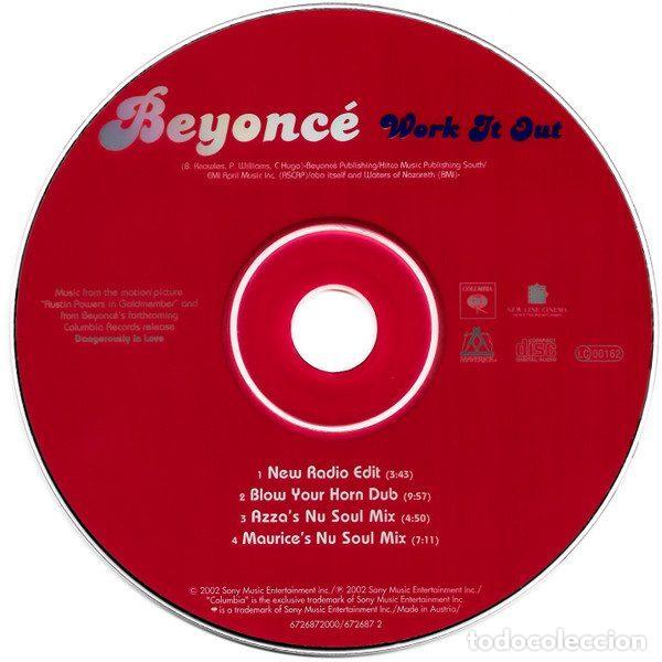 CDs de m&uacute;sica: Beyonc&eacute; &ndash; Work It Out (CD, Columbia COL 672687 2) - Foto 4