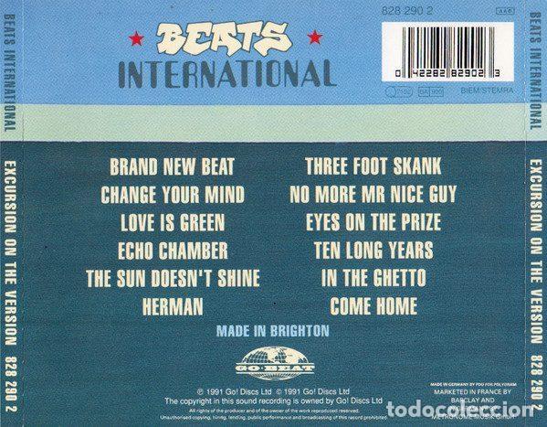 CDs de m&uacute;sica: Beats International &ndash; Excursion On The Version (CD, Go! Discs 828 290 2) - Foto 2