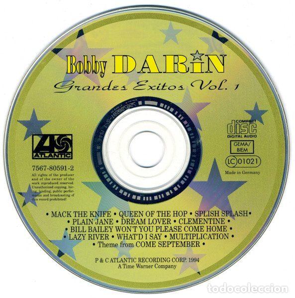 CDs de m&uacute;sica: Bobby Darin &ndash; Grandes Exitos (CD, Atlantic 7567-80591-2) - Foto 3