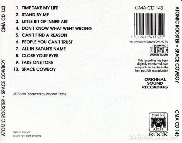 CDs de m&uacute;sica: Atomic Rooster &ndash; Space Cowboy (CD, Marble Arch CMA CD 143) - Foto 2
