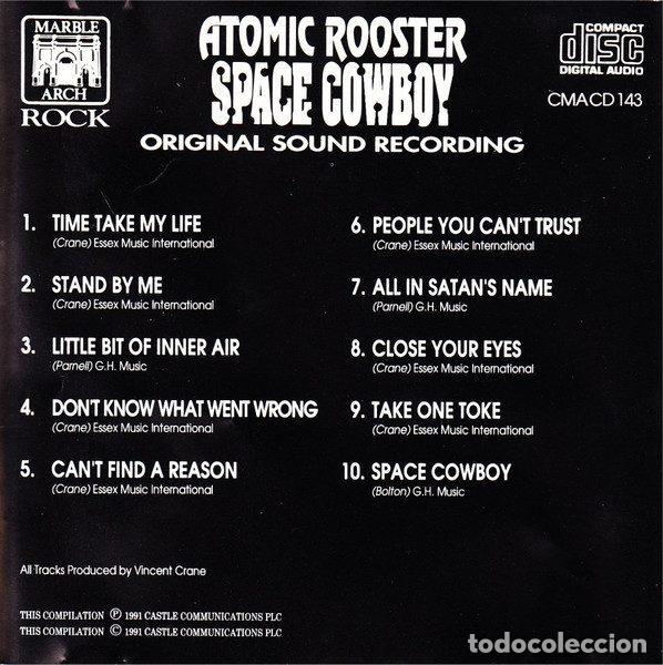 CDs de m&uacute;sica: Atomic Rooster &ndash; Space Cowboy (CD, Marble Arch CMA CD 143) - Foto 4