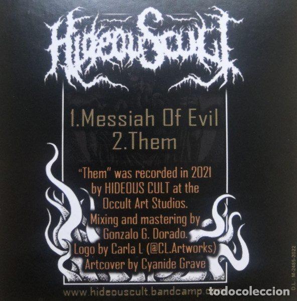 CDs de m&uacute;sica: Hideous Cult &ndash; Them (CD, Not On Label (Hideous Cult Self-released) none) - Foto 2
