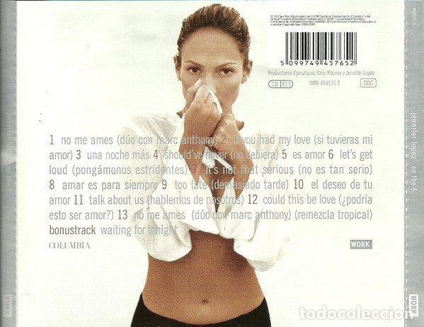 CDs de m&uacute;sica: Jennifer Lopez &ndash; On The 6 (CD, Work 494576-5) - Foto 2