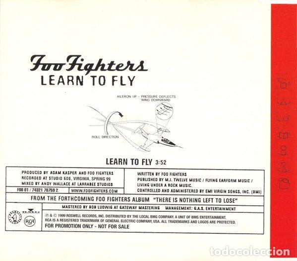 CDs de m&uacute;sica: Foo Fighters &ndash; Learn To Fly (CD, Roswell Records FOO 01) - Foto 4