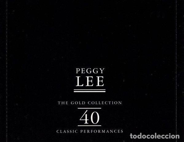 Musik-CDs: Peggy Lee &ndash; The Gold Collection: 40 Classic Performances (CD, Retro R2CD 40-34)