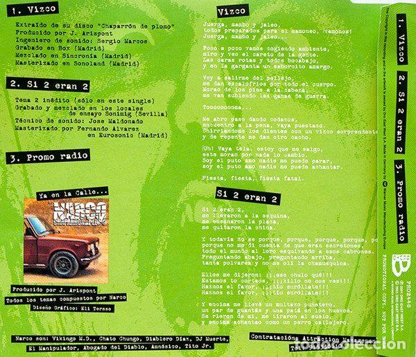 CDs de m&uacute;sica: Narco &ndash; Vizco (CD, Bruto PR02448) - Foto 2