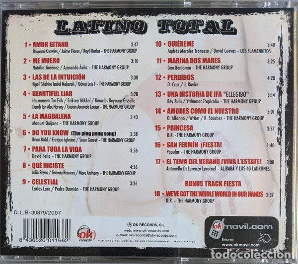 CDs de m&uacute;sica: Various &ndash; Latino Total (CD, OK Records CD-1166) - Foto 3