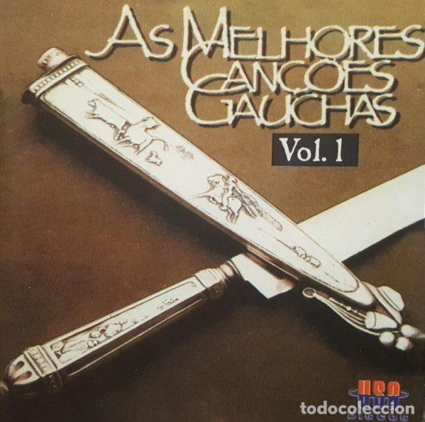 CD de M&uacute;sica: Various &ndash; As Melhores Can&ccedil;&otilde;es Ga&uacute;chas - Vol. 1 (CD, USA Discos 459 001)