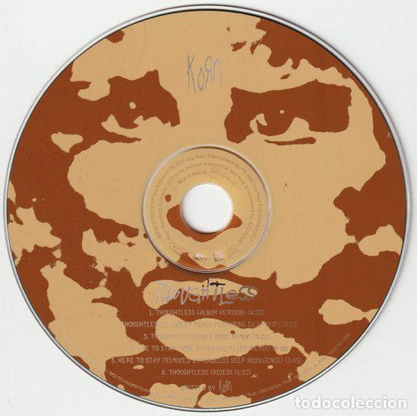 CDs de m&uacute;sica: Korn &ndash; Thoughtless (CD, Epic 672986 2) - Foto 4